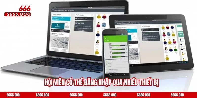 Đăng Nhập S666 - Thao Tác Nhanh Chưa Đến 1 Phút Triển Khai 3 Hội viên có thể đăng nhập qua nhiều thiết bị