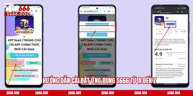 Tải App S666 - Hướng Dẫn Các Thao Tác Mới Nhất 2025! 3 Bước 3: Cài đặt và hoàn tất